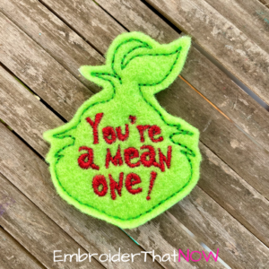 You're a Mean one Outline